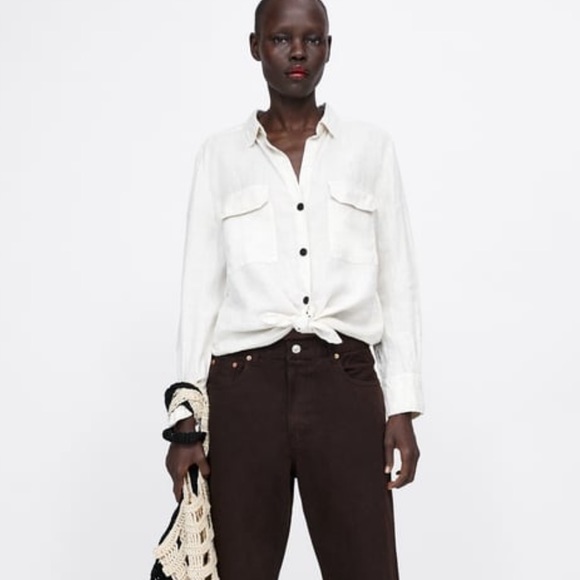 Zara Button Down top - Picture 1 of 5